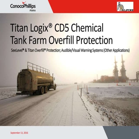 Titan Logix Chemical Tank Overfill Protection Revision 1