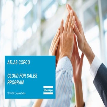 Atlas Copco committed to sustainability productivity using SAP Hybris Sales C...