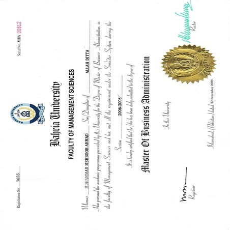 MBA - Degree | PDF