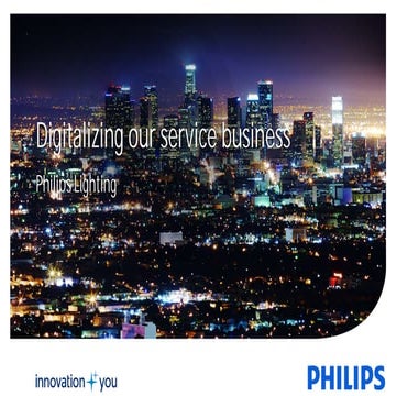 Phillips Digitalization of our service business