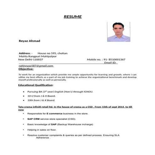 new_updated_resume pdf | PDF | Free Download