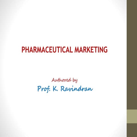 Pharmaceutical Marketing