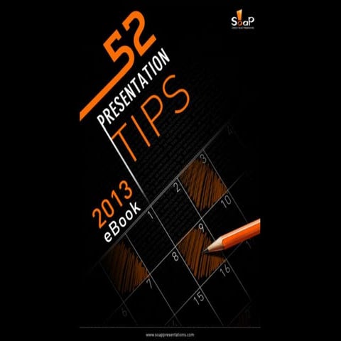 52 Presentation Tips by SOAP