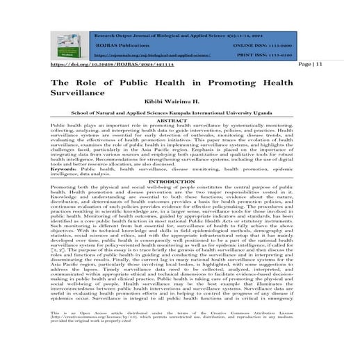 Ethics in public health surveillance | PDF