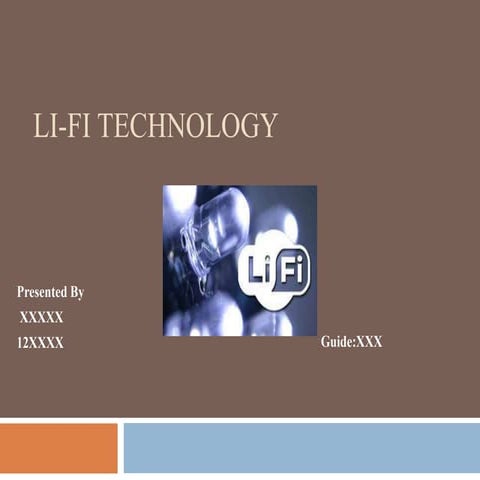 LI-FI TECHNOLOGY BY SAIKIRAN PANJALA