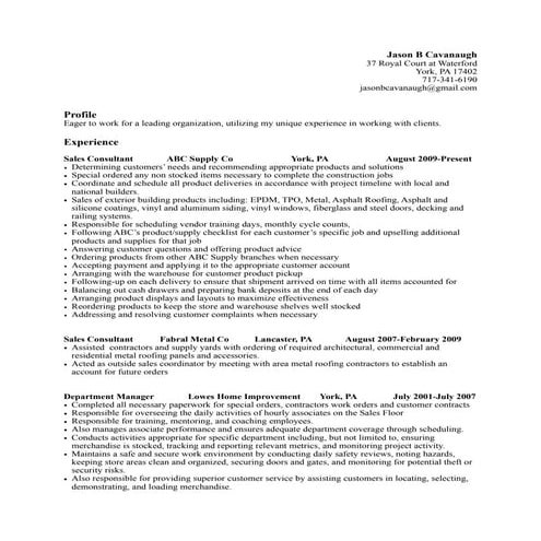 James Coyne Resume | DOCX