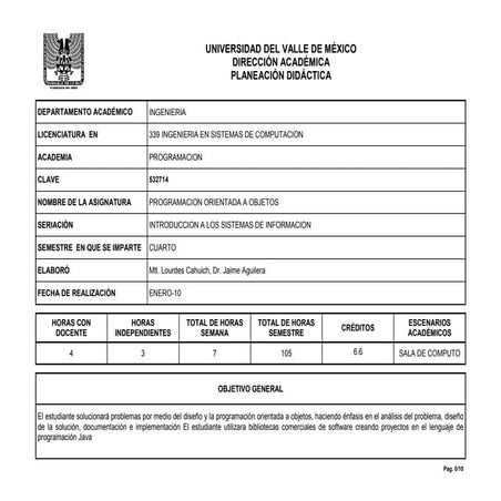 532714 Ssd3 Programacion Orientada A Objetos Pd 01 10