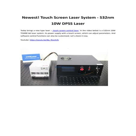 2023 Newest! Touch Screen Laser System | DOCX