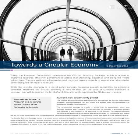 Circular Economy implementation in the EU | PDF