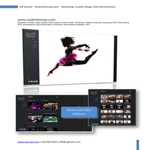 Jeff Geissler Web Page Design and Administration