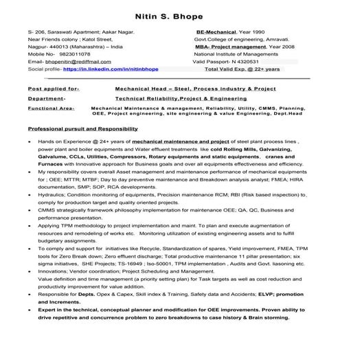 Employment_Resume_Mechanical_Engineer