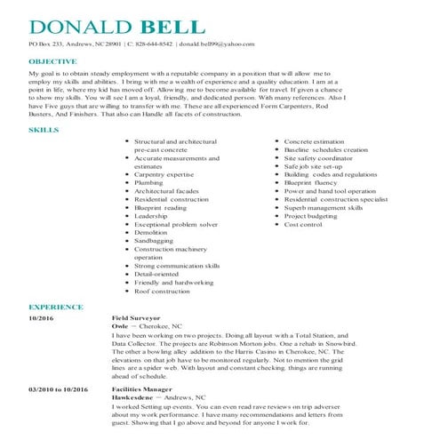 My Resume | DOC