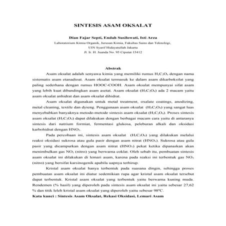 53678527 sintesis-asam-oksalat