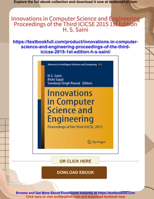 Innovations in Computer Science and Engineering Proceedings of the Third ICIC...