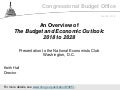 An Overview of The Budget and Economic Outlook: 2018 to 2028