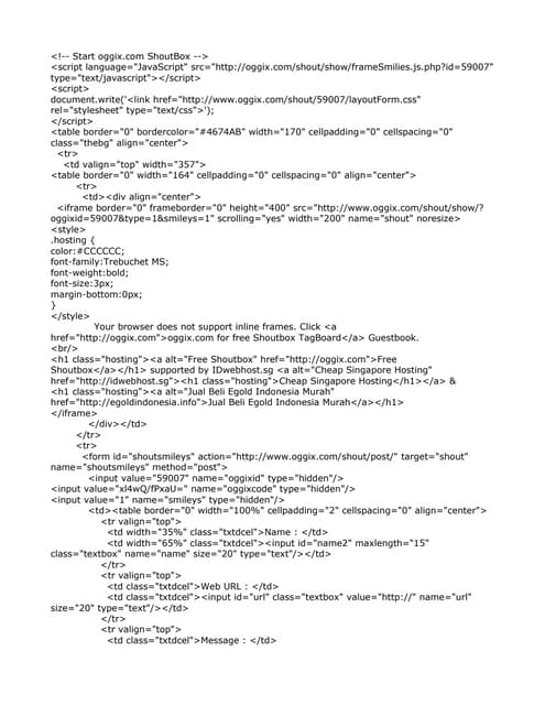 shoubox script