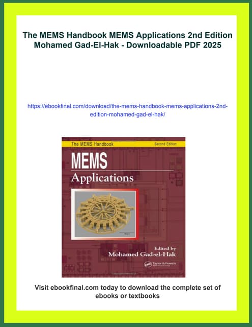 セール！洋書『MEMS および MOEMS テクノロジーとアプリケーション』 MEMS: Fundamental Technology and Applications (Devices