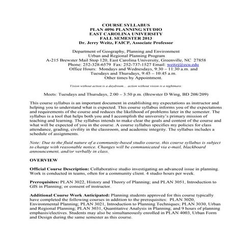 PLAN 4096 Syllabus (2013)