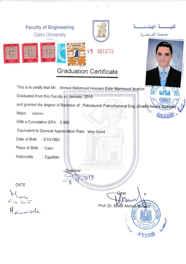 Graduation Certificate