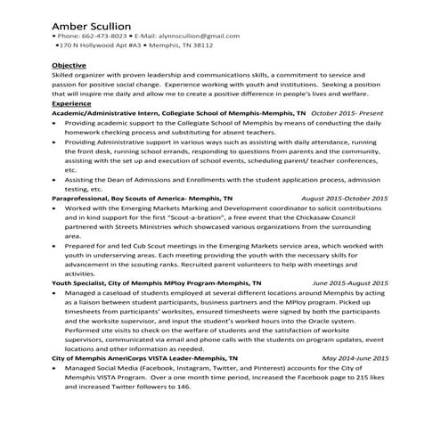 Ashley Chapman.resume | PDF