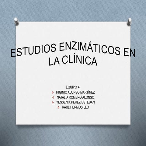 5.3 enzimáticos en la clínica