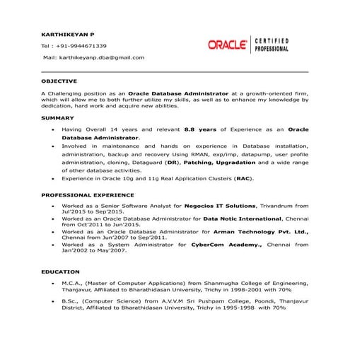 Karthikeyan_Oracle_dba