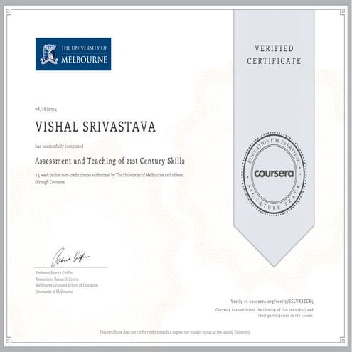 Assesment and Teaching of 21st Century Skills