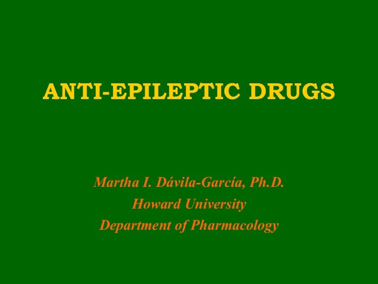 Antiseizure drugs