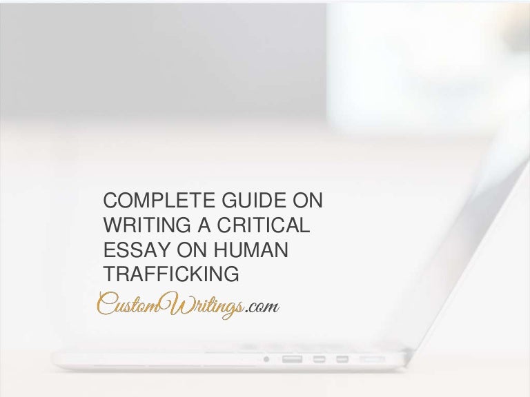 Thesis statements for human trafficking