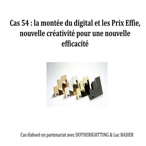 Les leçons des EFFIE
