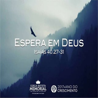 Espera em Deus
