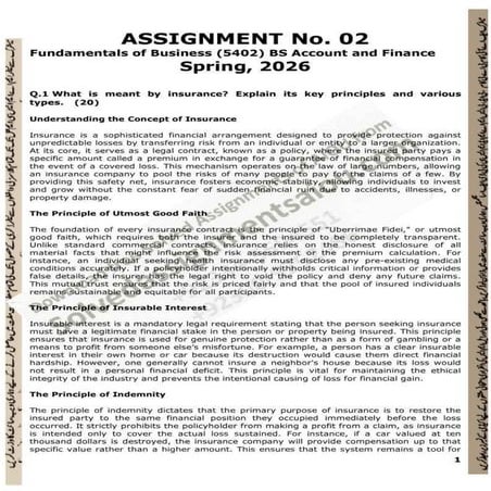 AIOU Course Code 5418 Solved Assignment No. 1 Spring 2026 - Complete ...