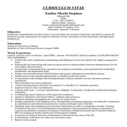 Nadine Merhi Stephan