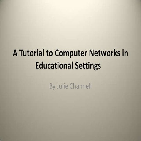 541  week 3 networks