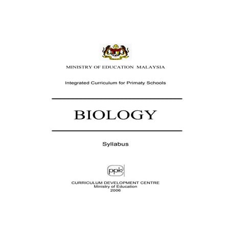 Biology Syllabus