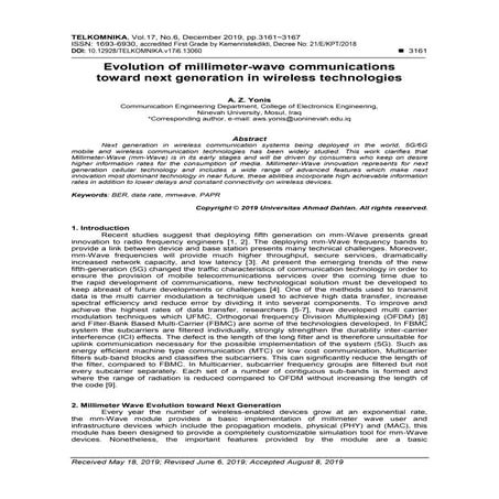 Evolution of millimeter-wave communications toward next generation in wireles...