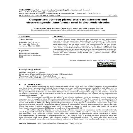 Comparison between piezoelectric transformer and electromagnetic transformer ...