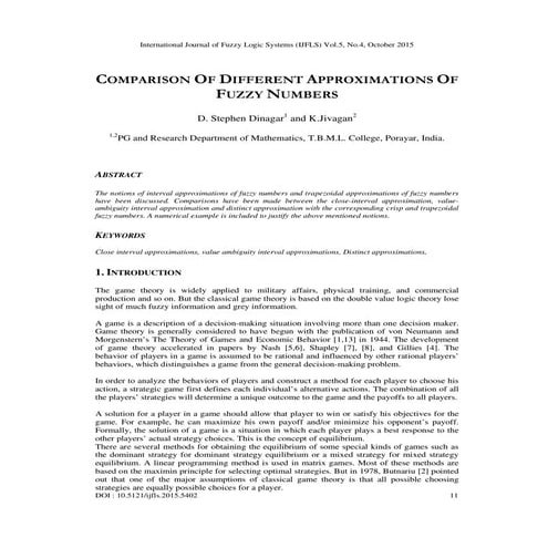COMPARISON OF DIFFERENT APPROXIMATIONS OF FUZZY NUMBERS