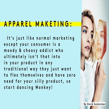 Apparel Marketing Deck
