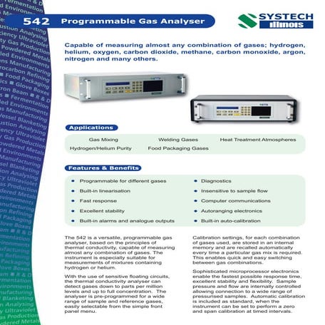 Prevex Flammability Analyzer Product Specification | PDF
