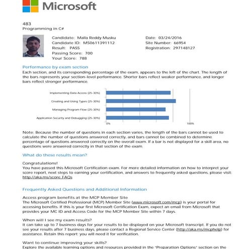 scorereport | PDF