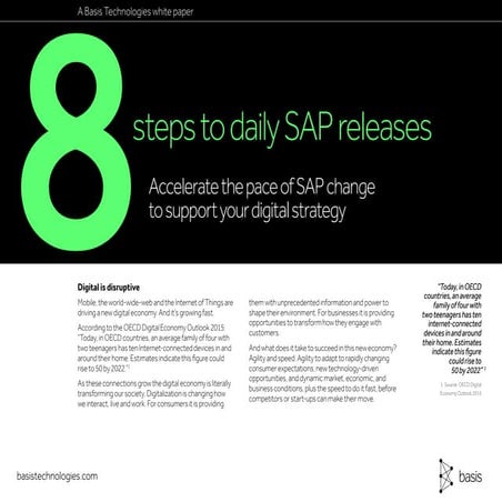 8 steps to daily SAP releases 