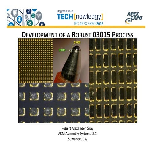 Robust 03015 process RGray apex15