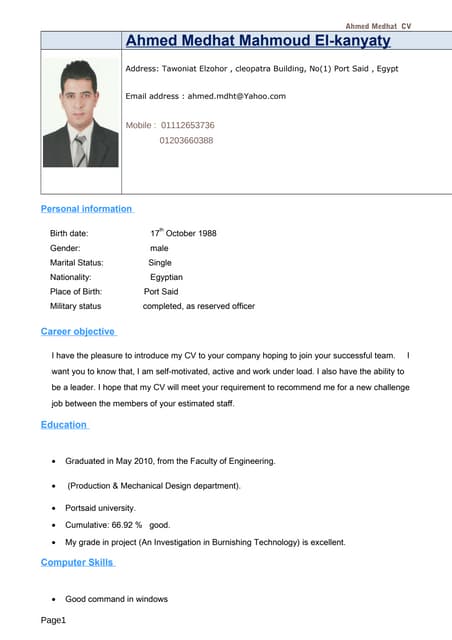 mechanical fabrication engineer resume