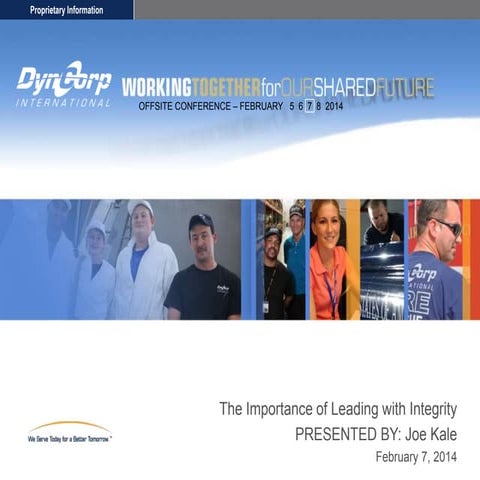 Integrity at work | PPTX