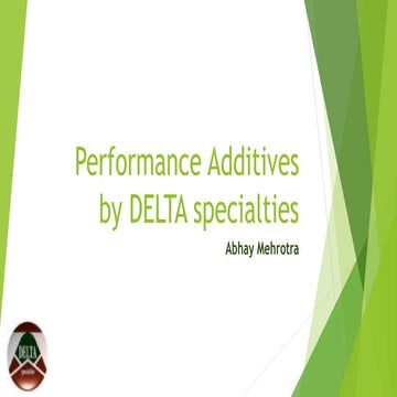 Performance Coating Additive by DELTA specialties