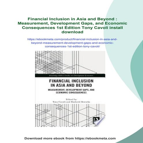 Financial Inclusion in Asia and Beyond : Measurement, Development Gaps ...