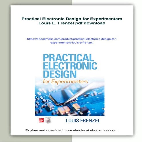Practical Electronic Design for Experimenters Louis E. Frenzel