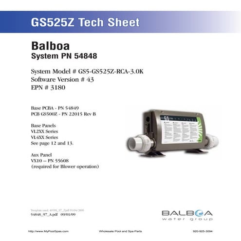 54848 gs5 gs525_z_rca_30k