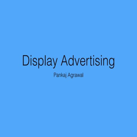 Display Advertising @ Mindscripts